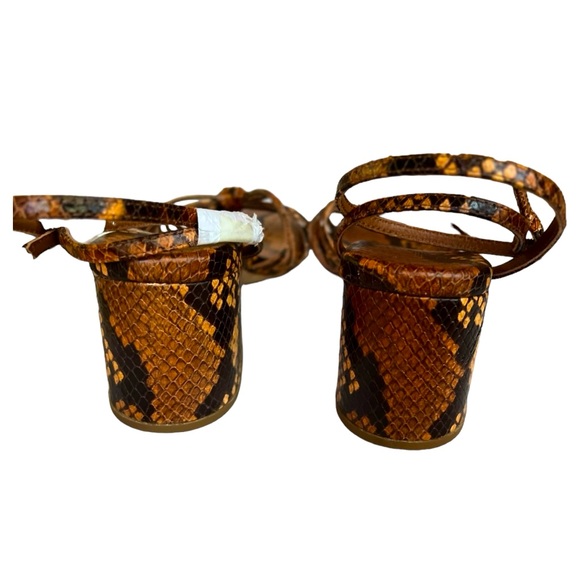 New Loeffler Randall Renee Knot Heel Sandals Size 8 - Picture 8 of 9